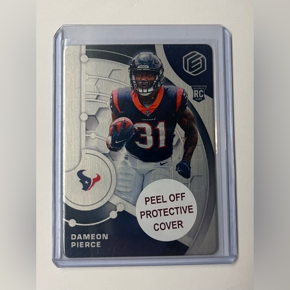 2022 Panini Elements Dameon Pierce RC Americium Metal #d /99 Texans Mint